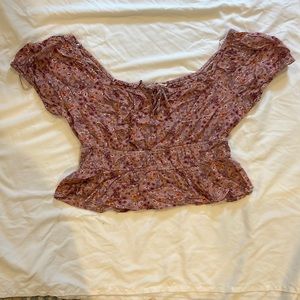 Floral Crop top!